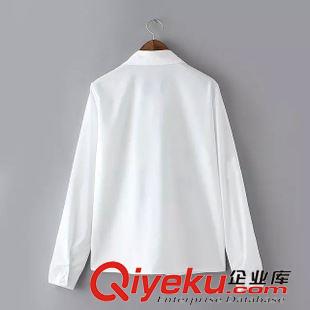 15-6月26-30 歐美大氣新款 女對稱小鳥女孩印花翻領(lǐng)長袖單排扣襯衫24BJ-6.469