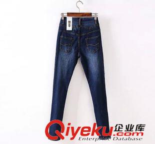 15-6月1-5 歐美人氣熱賣爆款 女士三粒扣修身顯瘦凈版牛仔褲長褲2WS-6.068