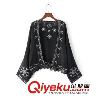 防曬衣 歐美人氣爆款 女士精美刺繡沙灘度假防曬衣外套5XE-7.306