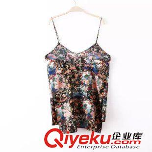 小背心/吊帶衫 歐美風清涼款 女士氣質(zhì)印尼印花吊帶背心吊帶衫5OZZ-7.181原始圖片2