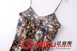 小背心/吊帶衫 歐美風清涼款 女士氣質(zhì)印尼印花吊帶背心吊帶衫5OZZ-7.181原始圖片3