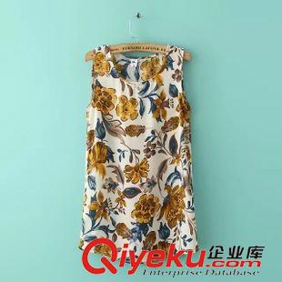 小背心/吊帶衫 歐美氣質(zhì)秋裝新款 女深V領(lǐng)露背橫條紋前短后長針織背心7YP-7.147