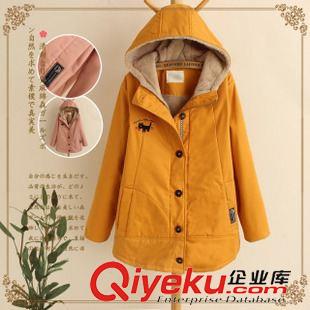 棉衣/棉服 2015休閑百搭秋裝 女立領(lǐng)滿身小狗印花衍縫小菱格棉衣10DM-9.447