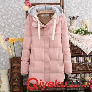 棉衣/棉服 糖果色羽絲夾棉 灰帽連帽 棉服棉衣 0-9032原始圖片3