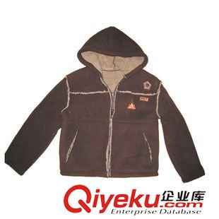 兒童冬裝棉衣／羽絨服 外貿(mào)童棉衣 瑤粒絨內(nèi)層帶帽男童棉衣小童連帽棉衣