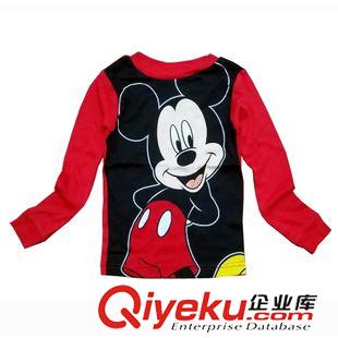 外貿(mào)disney童套專欄 {zx1}秋款童套裝disney原單純棉卡通大米奇內(nèi)衣套裝秋衣秋褲