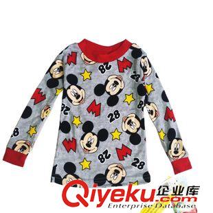 外貿(mào)disney童套專欄 {zx1}秋款童套裝 disney原單卡通全棉米奇內(nèi)衣套裝秋衣秋褲