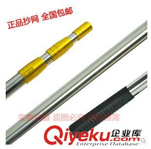 抄網(wǎng) 張家批發(fā)3米不銹鋼抄網(wǎng) 魚具 折疊網(wǎng)頭密眼大眼 三節(jié)可隨意定位原始圖片2