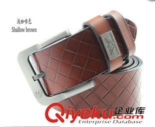 皮帶 飾品 廠家代理新款男士zp頭層牛皮皮帶韓版休閑針扣腰帶男款潮批發(fā)