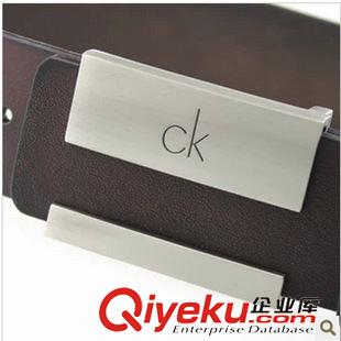 皮帶 飾品 14{zx1}款皮帶男款商務牛皮褲腰帶平滑扣百搭錢塘原始圖片3