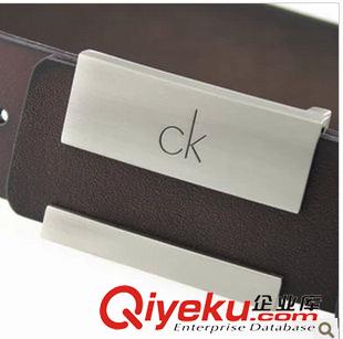 皮帶 飾品 2014{zx1}款皮帶男款商務牛皮褲腰帶平滑扣百搭經典 gd潮流原始圖片3
