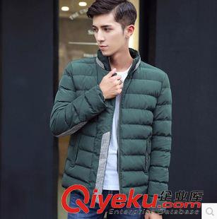棉衣 2015新款立領(lǐng)男款棉服修身男士外套冬裝加厚棉衣 廠家直銷原始圖片2