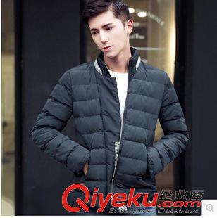 棉衣 2015新款立領(lǐng)男款棉服修身男士外套冬裝加厚棉衣 廠家直銷原始圖片3
