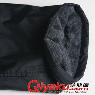 秋冬長褲(夾棉、抓絨) 冬季新款加肥加大碼保暖運動褲 男抓絨長褲搖粒絨棉長褲一件代發原始圖片3
