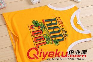 背心 2015夏季新款兒童純棉背心T恤套頭批發(fā) 一件代發(fā)原始圖片2
