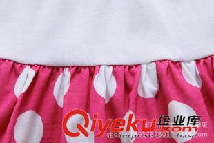 女童裙 2015爆款童裝 1－5歲女童外貿(mào)童裝圓點(diǎn)花邊裙 童裝批發(fā)