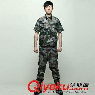 07軍訓(xùn)短袖套裝 批發(fā)07式短袖迷彩服 叢林?jǐn)?shù)碼短袖迷彩夏季作訓(xùn)套裝 學(xué)生軍訓(xùn)服原始圖片2