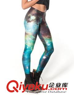 外贸长裤 星空数码印花leggings铅笔裤小脚裤欧美星空打底裤速卖通9色