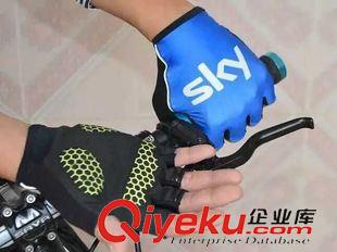 半指手套 新款自行車手套半指手套 健身半指手套 萊卡 環(huán)法自行車騎行手套原始圖片2