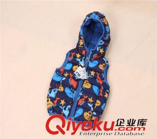 秋冬外套 歐韓  兒童 連帽羽絨棉馬甲 反正服 童背心 外貿童外套 秋冬童裝原始圖片2