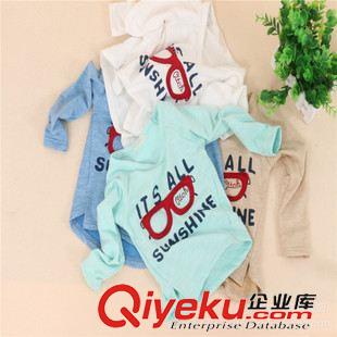 2015秋款新品 15秋款百搭豎條卡通 小鯨魚男女童圓領(lǐng)長袖T恤 韓版外貿(mào)童裝批發(fā)