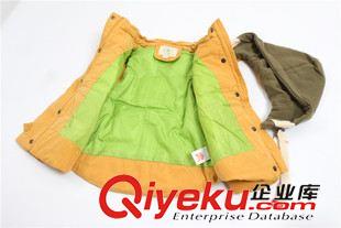 童羽絨服 2015外貿(mào)原單童裝批發(fā) 韓版男女童羽絨服 冬款加厚中長(zhǎng)款棉服原始圖片3