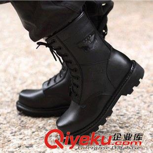 冬季新品 靴特種兵男棉靴 防滑保暖鷹標(biāo)羊毛男靴高幫鋼頭鋼底軍靴 zp男單