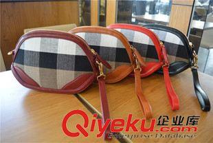 5月新品3 外貿(mào)女手包斜挎包包麻配皮攜帶方便原始圖片2