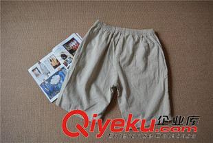 5月新品2 外貿男士棉麻日單休閑短褲五分褲半褲原始圖片3
