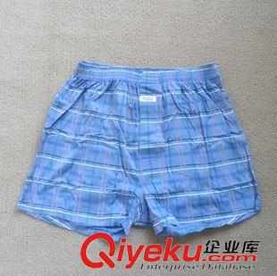 男士內(nèi)褲 出口韓國B&YC男士純棉全棉平角內(nèi)褲 前開門褲頭 阿羅褲禮盒裝原始圖片2
