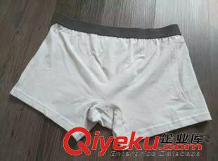 男士內褲 外貿原單男士純棉U囊式舒適貼身內褲平角內褲原始圖片2