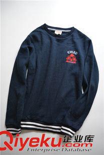 10月新品2 外貿 百家新款 藍色水墨花女式印花T恤衫