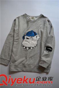 10月新品1 外貿韓國15秋裝減齡沙皮狗毛圈棉女衛衣批發原始圖片2