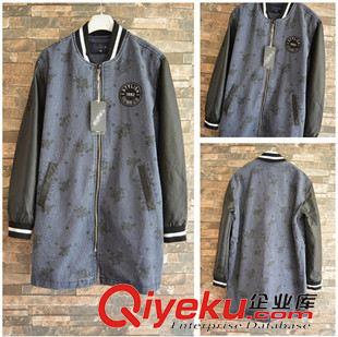 9月新品5 外貿(mào) 韓國(guó)B&BBLE新款棒球服女PU袖牛仔休閑風(fēng)衣外套批發(fā)