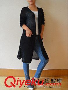 8月新品5 外貿韓單兩色大棒女孩顯氣質針織開衫原始圖片2