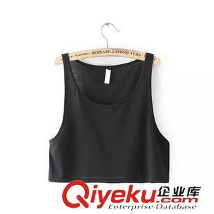 吊帶/背心 $D 歐美風(fēng) 熒光色均碼寬松短背心批發(fā) 2108原始圖片2