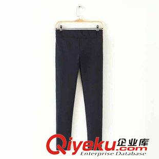 打底褲 #G 歐風(fēng)美 雙拉鏈寬褲腰緊身褲打底褲批發(fā) 3052原始圖片2