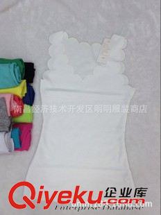 衣千變 衣千變855時尚韓版無痕修身花口打底小背心原始圖片3