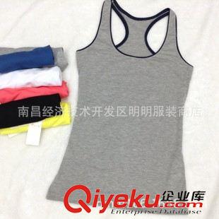 衣千變 衣千變610時尚休閑鑲邊工字背心原始圖片2
