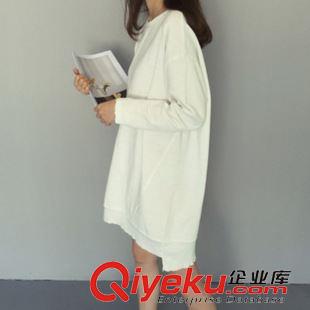 9月16號(hào)新款發(fā)布 2015秋冬新款復(fù)合麂皮絨超寬松BF風(fēng)側(cè)邊拉鏈開叉長(zhǎng)袖衛(wèi)衣 H115