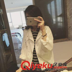 8月21號新款發(fā)布 2015秋裝新款韓國軟妹子拼色刺繡長袖T恤 7212