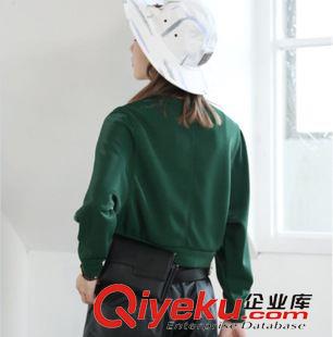 8月17號新款發(fā)布 2015秋季新款竹節(jié)棉寬松圓領(lǐng)百搭純色蝙蝠袖T恤 B30