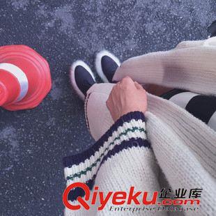 毛衣 2015秋裝新款長款針織開衫女粗針寬松加厚外套大毛衣 5115原始圖片3