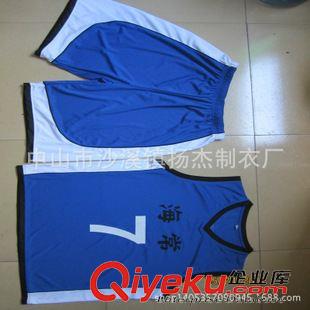 運動球服系列 廠家定做籃球服套裝球隊比賽訓練球衣 可印字印號 可來圖來版定做原始圖片3