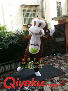 猴系列 供應(yīng)安利猴造型卡通人偶服裝行走卡通表演服可愛卡通人安利猴