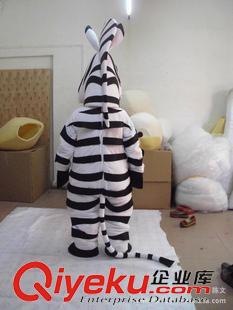 馬系列 供應動畫片人物行走卡通表演服裝、影視主題表演服馬達加斯加斑馬原始圖片3
