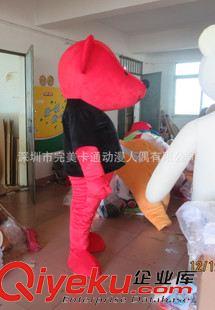 熊系列 直銷ohyeah人偶紅熊卡通人偶服裝定制動漫行走玩偶表演服定制批發(fā)原始圖片2