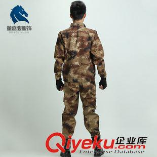 軍訓(xùn)系列 董嘉駿 帆布荒漠 外軍迷彩訓(xùn)練服套裝 軍迷戶外耐磨拓展服原始圖片3