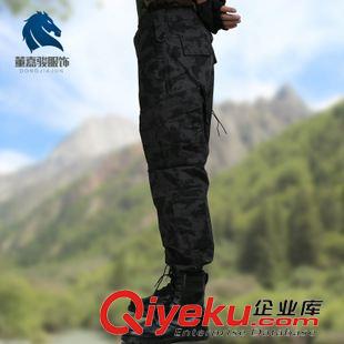 軍褲 董嘉駿 新款外軍二代迷彩服 CS戶外運動戰(zhàn)術訓練 教官服單褲原始圖片2