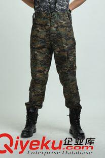 軍褲 董嘉駿 新款美軍訓(xùn)練服戶外運(yùn)動(dòng)  蟒紋數(shù)碼迷彩服單褲